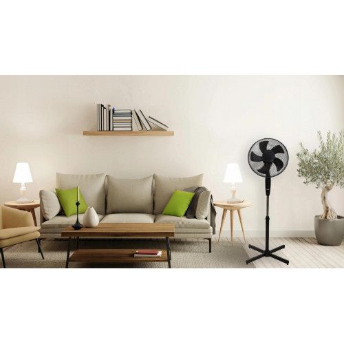 WENTYLATOR PODŁOGOWY LONGWELL 45W 5 ŁOPATEK 3 TRYBY OSCYLACJA na Arena.pl