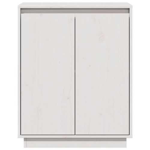 Szafka, biała, 60x34x75 cm, lite drewno sosnowe na Arena.pl