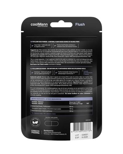 Coolmann Flush - 60 Capsules na Arena.pl