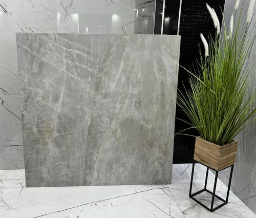 Nowoczesny gres 120x120 matowy jasnoszary, luksusowy kamień WYPRZEDAŻ!!! na Arena.pl