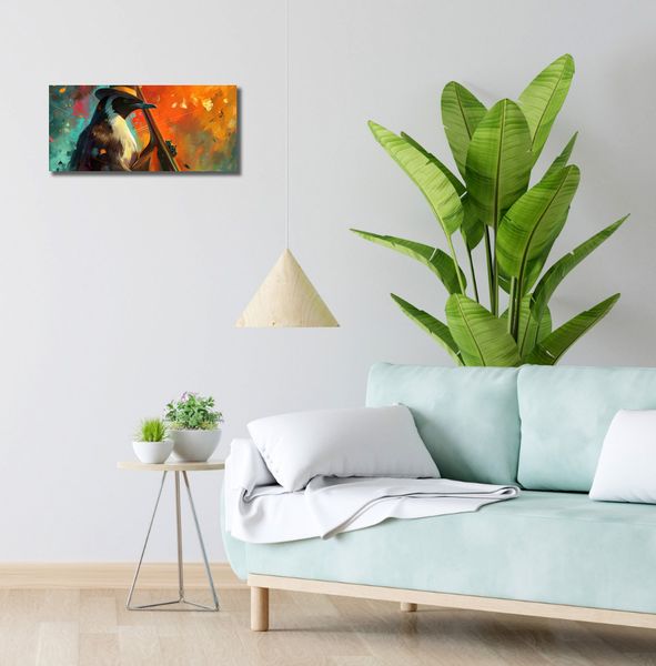 Obraz 50x20cm Pingwinia Nuta zdjęcie 2