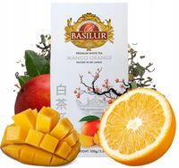 Basilur MANGO ORANGE biała herbata liściasta POMARAŃCZA - 100g