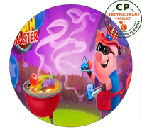 Opłatek na tort Coin Master