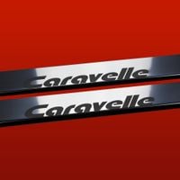 Listwa progowa VOLKSWAGEN T5  CARAVELLE Stal nierdzewna 304 połysk 2szt