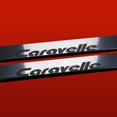 Listwa progowa VOLKSWAGEN T5  CARAVELLE Stal nierdzewna 304 połysk 2szt