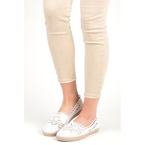 Białe Koronkowe Espadryle r.38 na Arena.pl