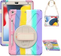 Etui do iPad Air 3/Pro 10.5" z Podstawką i Paskiem na Ramię Kolorowe