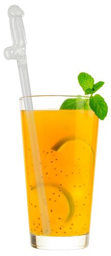 glass drinking straw willy x 4 na Arena.pl