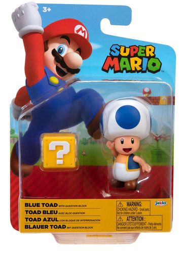 Super Mario figurka Blue Toad 9 cm na Arena.pl