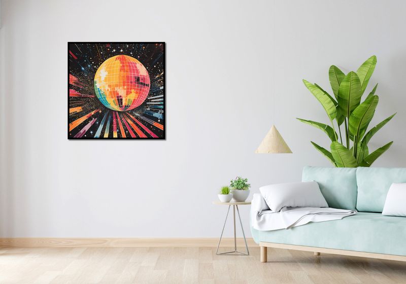 Plakat 80x80cm Disco Gra! zdjęcie 4