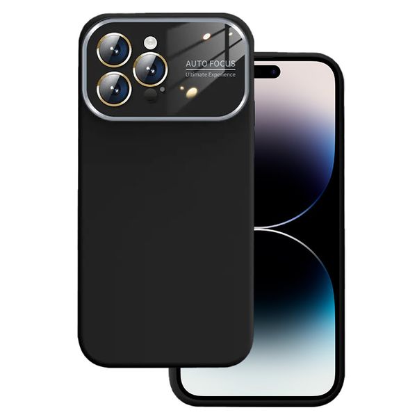 Soft Silicone Lens Case do Iphone 13 czarny zdjęcie 1