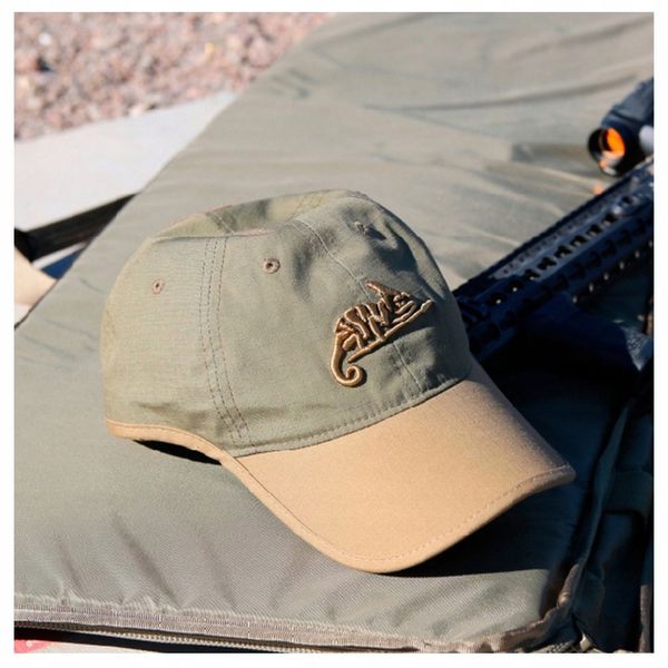 Czapka z Daszkiem HELIKON LOGO Bejsbolówka Regulowana Adaptive Green/Coyote zdjęcie 15