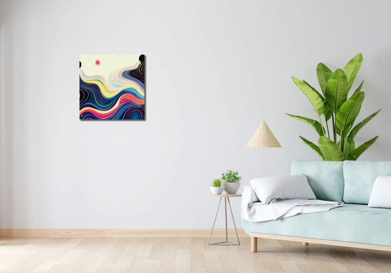 Obraz 50x50cm Wodnista Tafla zdjęcie 2