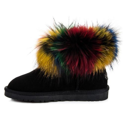 Skórzane mukluki multicolor r.37 na Arena.pl