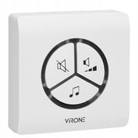 ODBIORNIK BEZPRZEWODOWY 230V DO ROZBUDOWY DZWONKA VIRONE DB-3 WAYO AC
