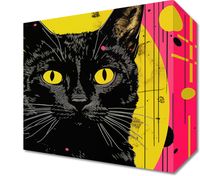 Obraz 20x20cm Neonowy Kocur