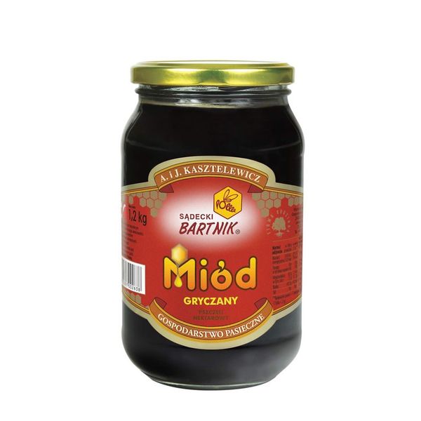 Bartnik Miód gryczany 1,2 kg zdjęcie 1