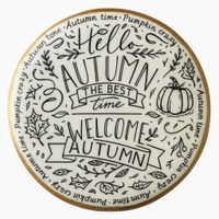 CIASTKO LUKROWANE HALLO AUTUMN NO.1 ROZ.M KOŁO JESIEŃ RĘCZNIE ROBIONE