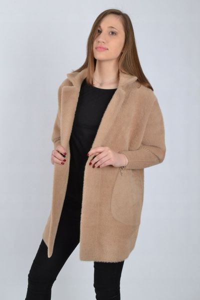 Płaszczyk ALPAKA oversize size plus DUŻY ROZMIAR zdjęcie 10