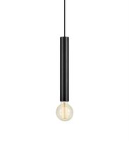 Wisząca lampa minimalistyczna Sencillo okrągła czarna