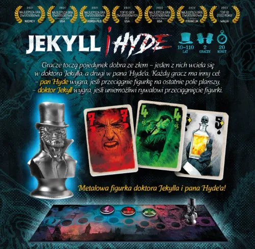 Asymetryczna gra dwuosobowa pojedynek każdy gracz ma inny cel Jekyll i Hyde na Arena.pl