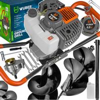 ŚWIDER WIERTNICA SPALINOWA DO GLEBY ZIEMI ZESTAW + WIERTŁO 30 CM