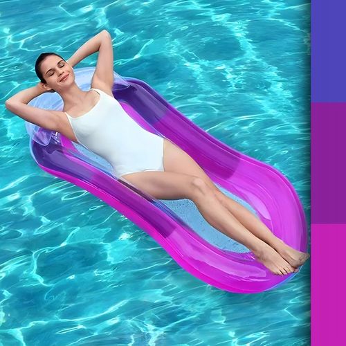 MATERAC DMUCHANY Z SIATKĄ DO PŁYWANIA LEŻAK PLAŻOWY NA BASEN HAMAK WODNY na Arena.pl