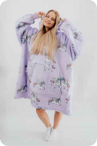 KOC BLUZA Comfy Moment Kocobluza bluzokoc Unicorn Oversize 2w1 prezent na Arena.pl