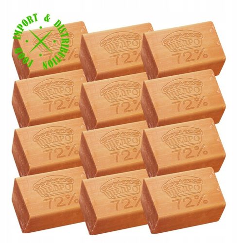 Mydło Hipoalergiczne Szczedro Szare 72% Naturalne 12 kostek 2,4 kg na Arena.pl