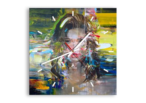 Zegar Ścienny - Portret Kobieta - 30X30 Cm - C3Ac30X30-3473 na Arena.pl