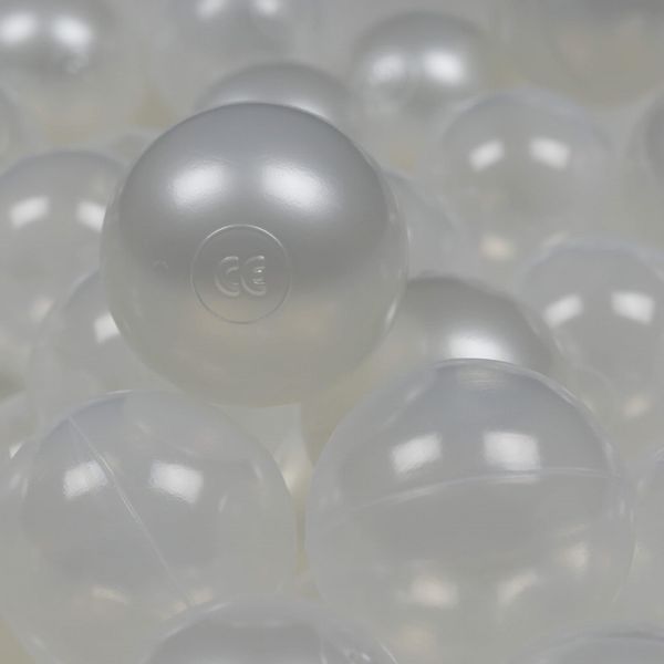 Kulki do zabawy ø7cm 50szt perłowe, przezroczyste zdjęcie 2