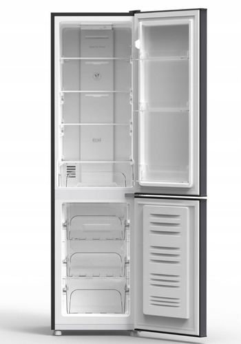 Lodówka No Frost 175cm 225L Smith&Brown SFBF-532-BE3 Czarna WĄSKA na Arena.pl