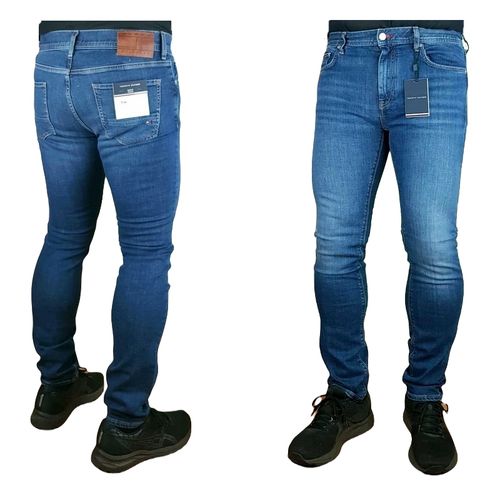 Męskie jeansy Tommy Hilfiger Bleecker Slim MW0MW18854 nowe oryg. - W32/L34 na Arena.pl