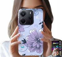 ETUI DO XIAOMI NOTE 14 4G - KWIATKI KWIECISTE MODNE WZORY PLECKI