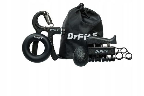 Ściskacz do Rąk Zestaw do Treningu Dłoni 5 Elementów Mocne Trwałe DrFit na Arena.pl