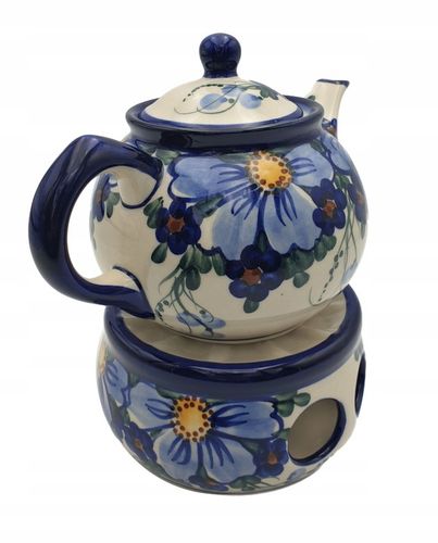 CZAJNIK Z PODGRZEWACZEM CERAMIKA BOLESŁAWIEC na Arena.pl