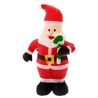 DMUCHANY MIKOŁAJ Z OŚWIETLENIEM DUŻY POMPOWANY 120 cm DEKORACJA ŚWIĄTECZNA