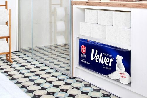 Velvet papier toaletowy White Cotton 7x 10 rolek na Arena.pl