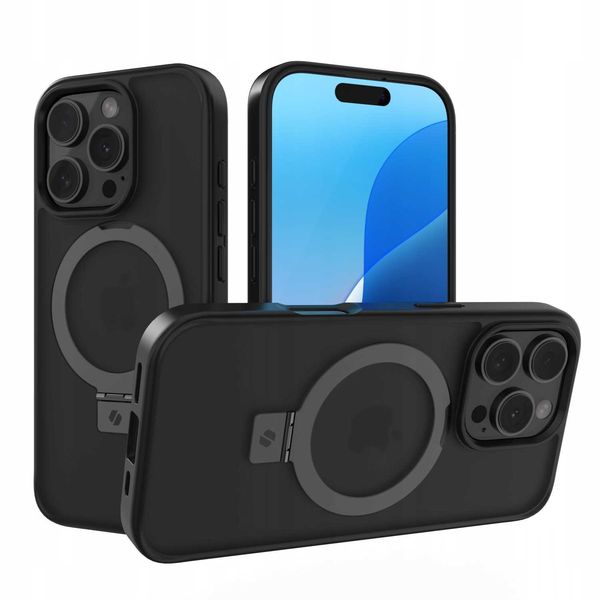Spacecase Ring Pro Mag Iphone 16 Pro Black zdjęcie 11