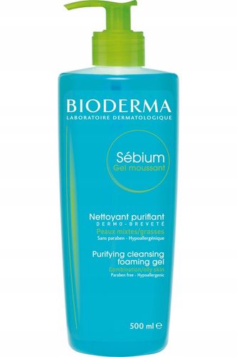 Bioderma Sebium Gel Moussant antybakteryjny żel do mycia twarzy 500ml na Arena.pl