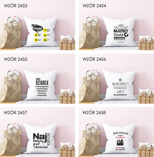 Poduszka PREZENT dla dziadków KOCHAM CIĘ na Arena.pl