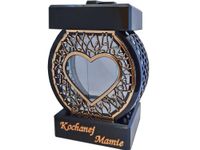 MAMA MAMIE ZNICZ LAMPION NA GRÓB KOŁO RTN SERCE RAMA ZŁOTO