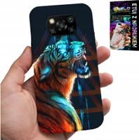 ETUI DO XIAOMI POCO X3 - TYGRYS MĘSKIE WZORY NA OBUDOWĘ, CASE