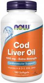 NOW Foods Cod Liver Oil Tran z dorsza 180 kapsułek