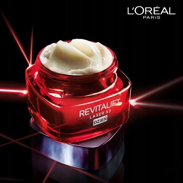 Loreal Revitalift Laser X3 Krem Do Twarzy Na Dzień Przeciwzmarszczkowy 50ml zdjęcie 4