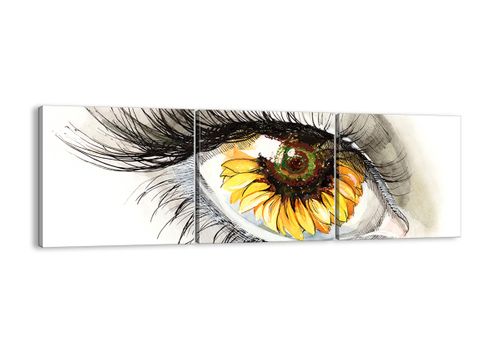 Obraz Na Płótnie - Kobieta Oko - 90X30 Cm - Ca90X30-3003 na Arena.pl