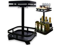 Półka regał kuchenny obrotowy organizer metalowy loft na przyprawy