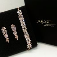 Komplet ślubny BERTA rose