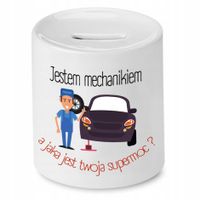 Skarbonka Prezent Dla Mechanika Jestem Mechanikiem Z Nadrukiem Ze Zdjęciem