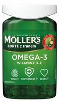 Moller’s Forte 112 kaps z Tranem Odporność OMEGA-3